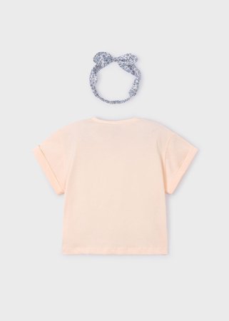MAYORAL lühikeste varrukatega t-särk +peapael, salmon, 3.010-96, 134  cm 
