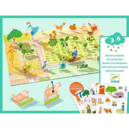 DJECO loovuskomplekt Lift-up Stickers – Talu, DJ00045