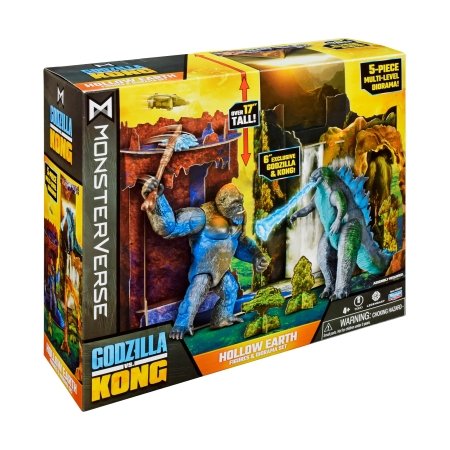 GODZILLA mängukomplekt Hollow Earth Figures and Diorama Set, 35292 