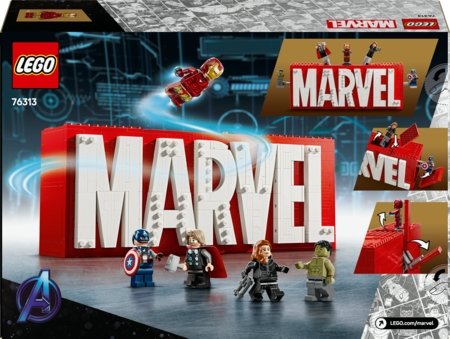 76313 LEGO® Super Heroes Marvel MARVEL logo ja minifiguurid 