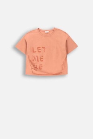 COCCODRILLO t-shirt RODEO GIRL JUNIOR, powder pink, ZC4143201RGJ-033-164, 164 cm 