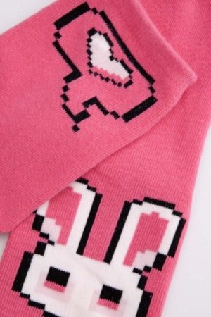COCCODRILLO socks SOCKS GIRL, roosad, ZC4382208SOG-007-033, 33/36 cm 