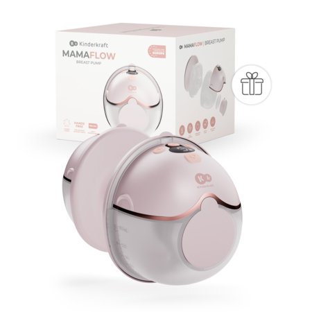 KINDERKRAFT kaasaskantav elektriline rinnapump MAMAFLOW, pink, KEMAFL00PNK0000 