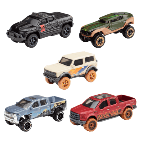 HOT WHEELS 5-auto komplekt 