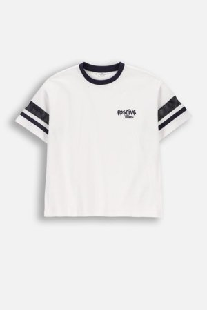 COCCODRILLO lühikeste varrukatega t-särk, valged, WC6143203SGJ-001-152, 152 cm 