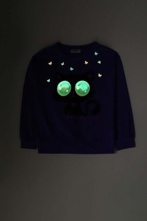 COCCODRILLO t-särk RAVE GIRL KIDS, violett, cm 