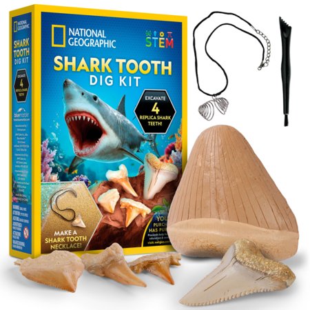 NATIONAL GEOGRAPHIC komplekt Shark Tooth Dig, RTNGSHARK2 