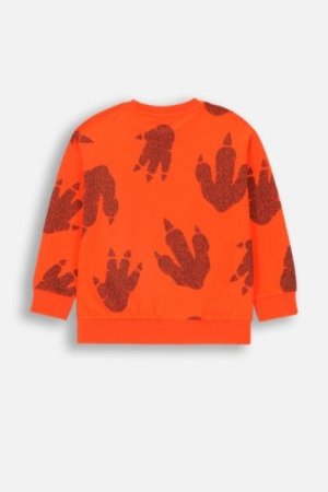 COCCODRILLO t-shirt DIGITAL BOY KIDS, punased, ZC4143102DBK-009-122, 122 cm 