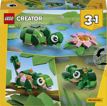 31377 LEGO® TURTLE WITH A WATER LILY FLOWER 