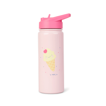 SARO termo joogipudel koos kõrrega 500 ml., Pink, 74556 