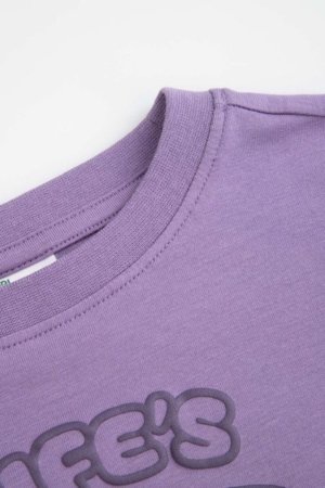COCCODRILLO pikkade varrukatega t-särk, lillad, WC6143104SGK-016-092, 92 cm 