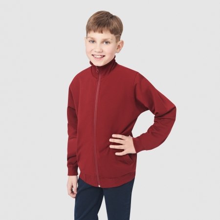 MAMAJUM pullover with zipper 10-000002, punase, 158/164 cm 