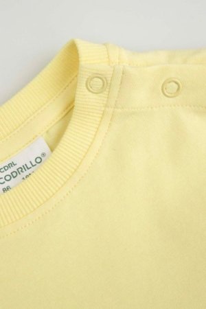 COCCODRILLO lühikeste varrukatega t-särk, kollased,  