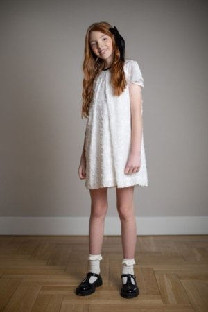 COCCODRILLO kleit, valge, WC6128203EJG-001-152, 152 cm 