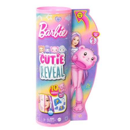 BARBIE Cutie Reveal T-särgiga nukk mõmmi HKR04