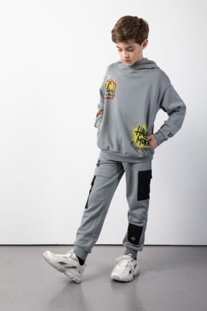 COCCODRILLO püksid SPORTS BOY JUNIOR, hall, cm 
