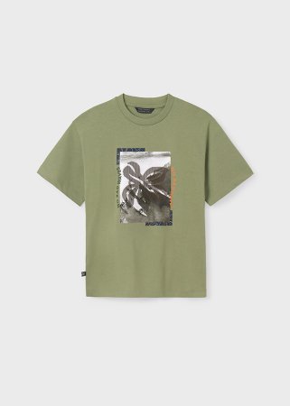 MAYORAL lühikeste varrukatega t-särk 7E, khaki, 6041-69 