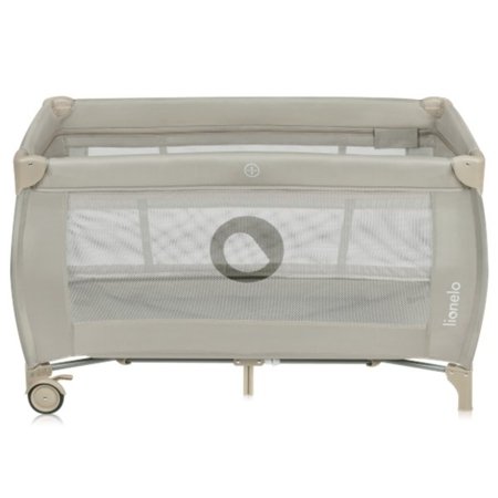 LIONELO reisivoodi-maneež STEFI PLUS, 125x65 cm., Beige cappuccino 