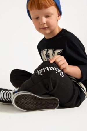 COCCODRILLO joggers ACADEMY BOY KIDS, must, ZC4120201ABK-021-092, 92 cm 