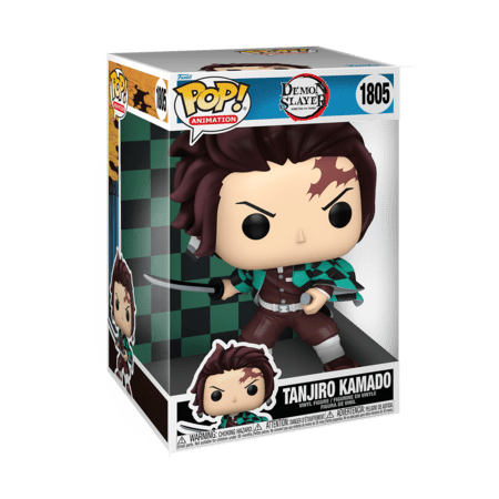 FUNKO POP! JUMBO vinila figūriņa: Demon Slayer - Tanjiro Kamado, 83720 