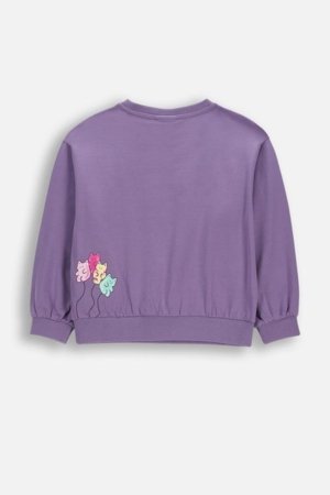 COCCODRILLO pikkade varrukatega t-särk, lillad, WC6143104SGK-016-092, 92 cm 