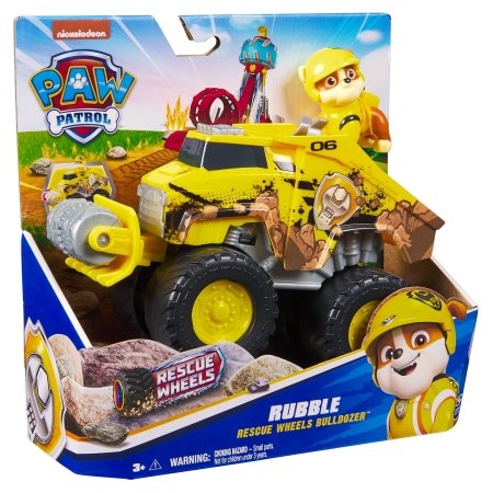 PAW PATROL sõiduk Rubble Rescue Wheels Bulldozer, 6069304 