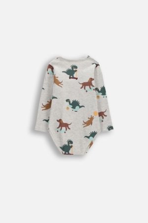 COCCODRILLO pikkade varrukatega bodi, hall, suurus 