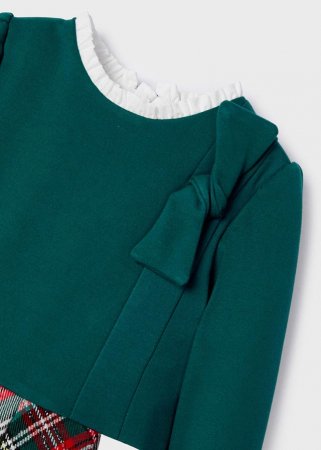 MAYORAL pikkade varrukatega kleit 4B, duck green, 86 cm, 2945-49 2945-49 9