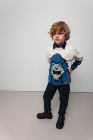 COCCODRILLO püksid, sinine, ZC5119101YBK-015-110, 110 cm 