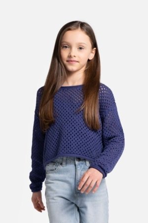 COCCODRILLO kampsun COSMIC GIRL JUNIOR, sinine, WC5172101CGJ-014-164, 164 cm 
