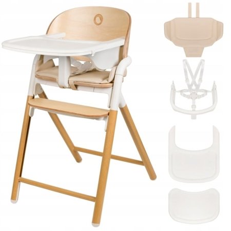 LIONELO söögitool CELIA, White natural wood 