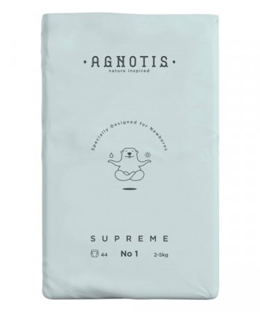 AGNOTIS mähkmed SUPREME, Nr.1, 2-5 kg, 44 tk., A1 A1