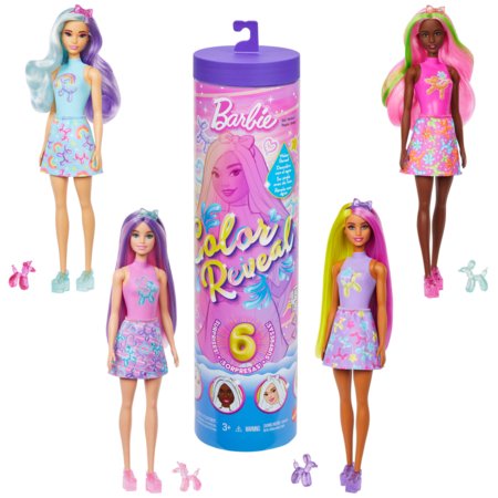 BARBIE Color Reveal – Õhupalliloomade sari, assortii., JFV58 