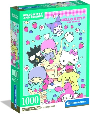 CLEMENTONI HELLO KITTY pusle, 1000 tk., 37117 