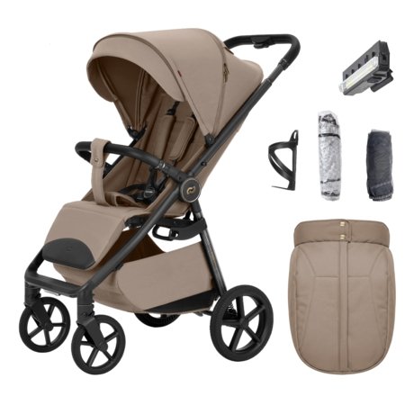 CARRELLO käru BRAVO CARBON, Ketch Beige, CRL-5530 