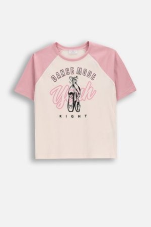 COCCODRILLO lühikeste varrukatega t-särk, beež, cm 