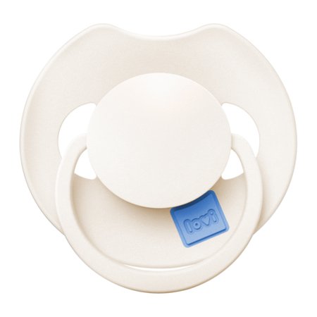 LOVI Prime silikoonist dünaamiline lutt, Frost/Glacier Cream, 0–6 kuud, 2 tk, 34/448 