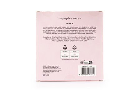 SIMPLE PEASURES huulepalsamite komplekt 4tk, F81091-32224 