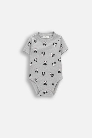 COCCODRILLO lühikeste varrukatega bodi, hall, 