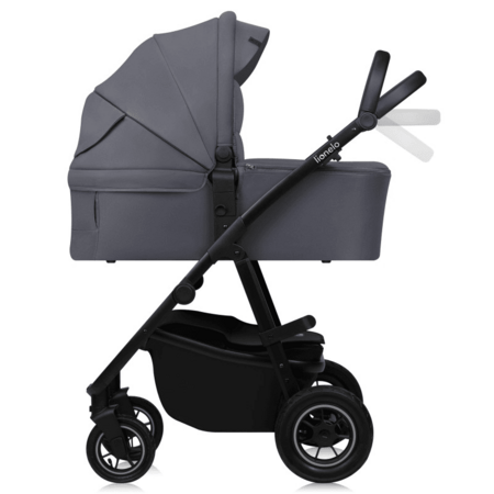 LIONELO universaalne käru AMBER PLUS 3in1, Grey graphite, LO-AMBER PLUS 