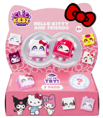 CLICKEEZ 3 kujukesed Hello Kitty and friends, assortii, 937706.012 