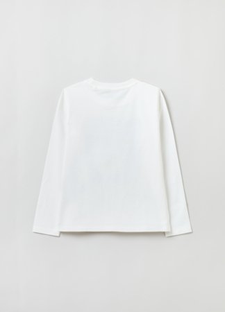 OVS GIRL3-10Y T-SHIRTS L/S 2H 9-10 WHITE 001904632 