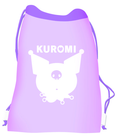 KUROMI spordijalatsite kott, lilla, TO-WKS-3724-XXX-KURO-SA 