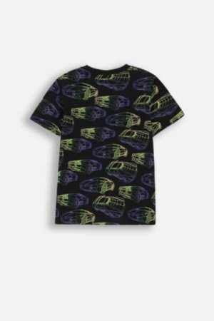 COCCODRILLO t-shirt EVERYDAY BOY A, mustad, ZC4143218VBA-021-122, 122 cm 