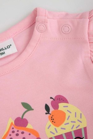 COCCODRILLO lühikeste varrukatega bodi, roosa, suurus 