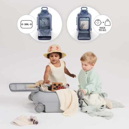 KINDERKRAFT reisikohver lapse kandmiseks CABBY, sinine, KACABB00BLU0000 
