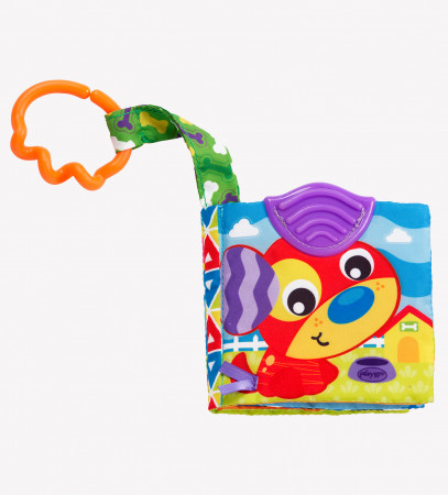 PLAYGRO riputatav mänguasi  A Day at the Farm Teether Book, 0186967 0186967