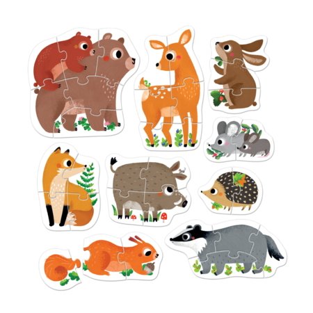 BANANAPANDA arendavad pusled Forest Animals, 49206 