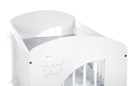KLUPŚ lastetuba NEL CLOUD, 120x60 cm., White 