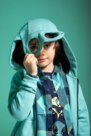 COCCODRILLO kapuutsiga kampsun COSMIC RAVE BOY KIDS, sinine, WC5132401CBK-013-122, 122 cm 